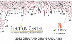 Certification from Election Center at Auburn University